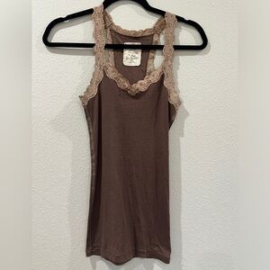 Vintage Abercrombie and Fitch Lace Tank Top